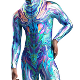 Cyberpunk Fantasy Cosplay Zentai Bodysuit